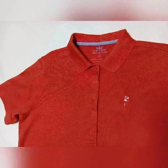 Peter Millar Ladies short sleeve golf  polo shirt. Size M - Picture 5 of 7